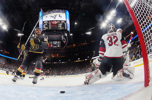 Arizona Coyotes v Vegas Golden Knights