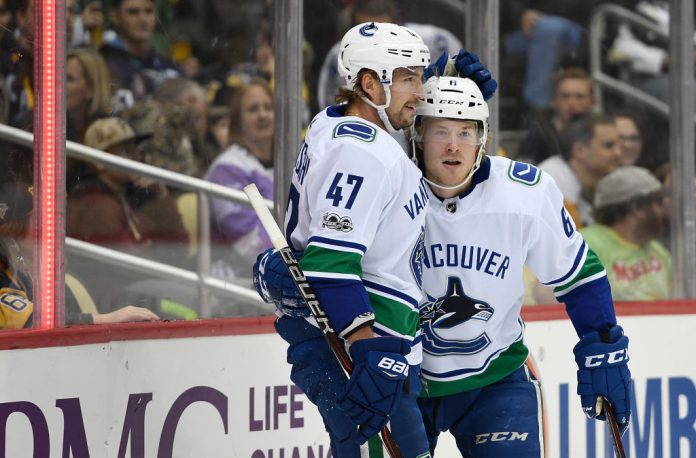 Vancouver Canucks v Pittsburgh Penguins