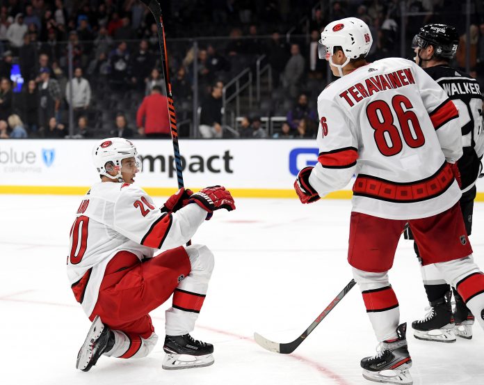 Carolina Hurricanes v Los Angeles Kings