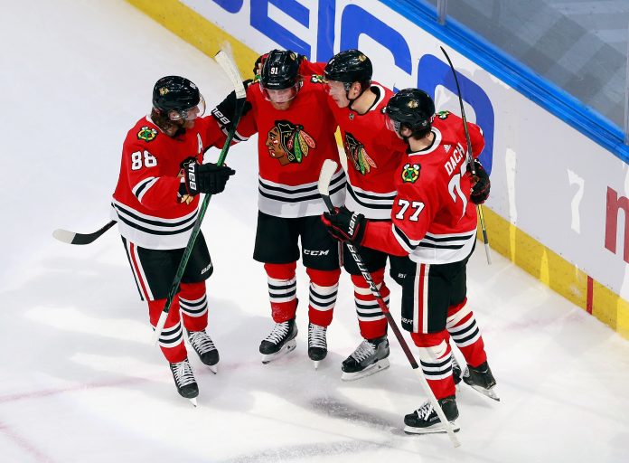 Vegas Golden Knights v Chicago Blackhawks - Game Three