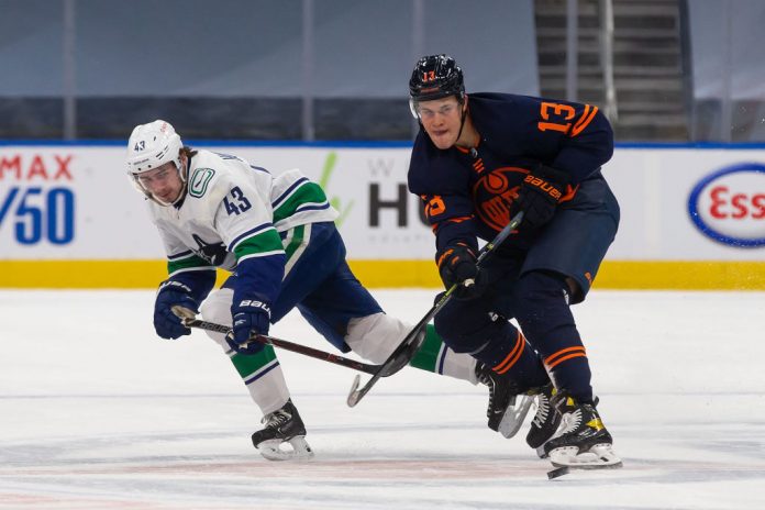 Vancouver Canucks v Edmonton Oilers