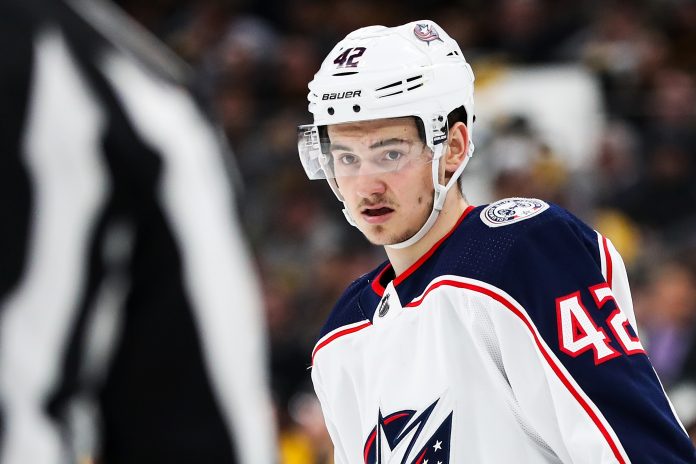 Columbus Blue Jackets v Boston Bruins - Game One